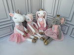 Ballerina cat Celine doll close-up