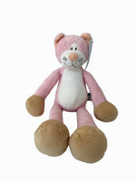 Pink cat plush toy large