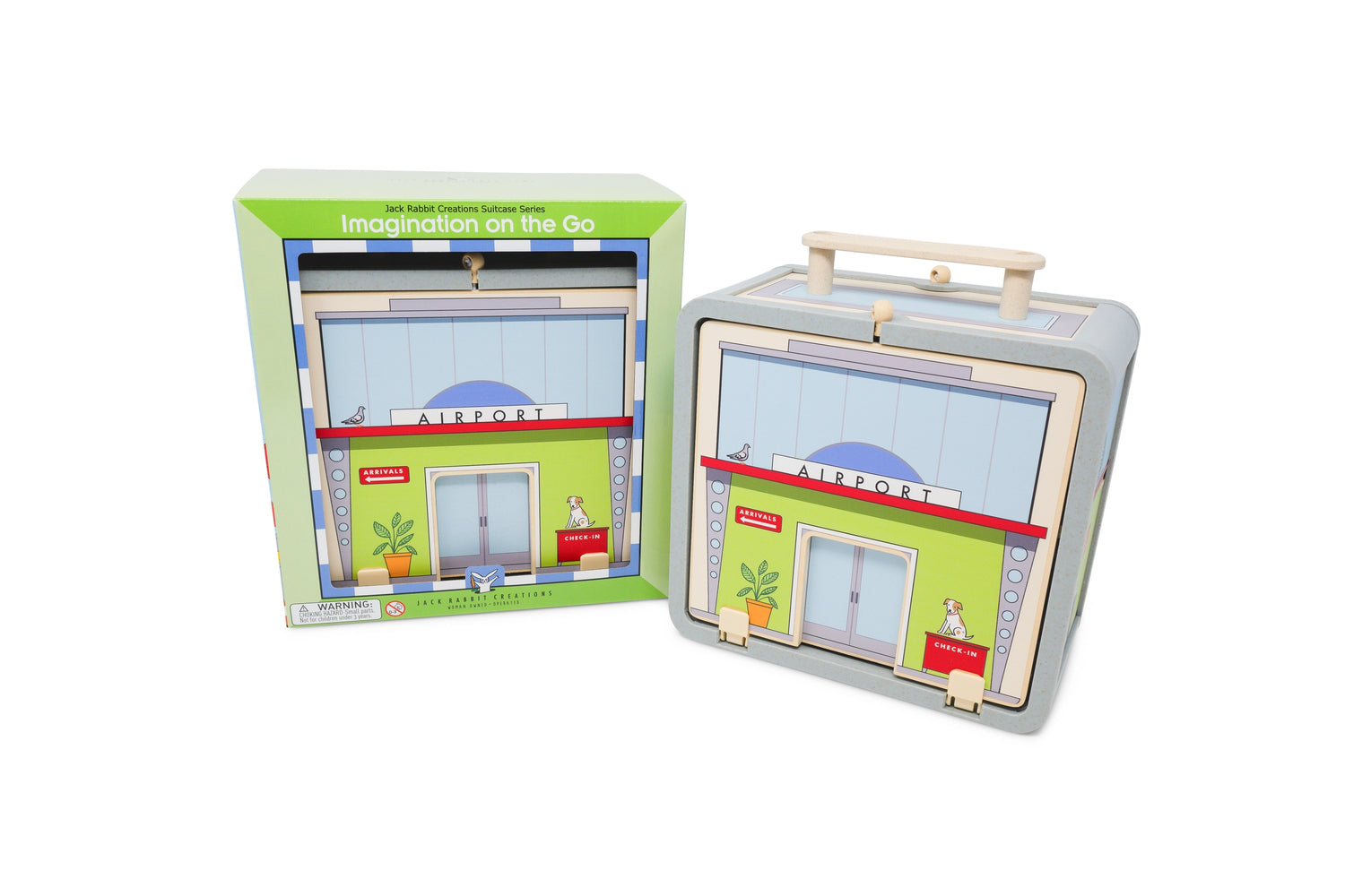 Airport Suitcase Playset for Kids | Jack Rabbit Creations