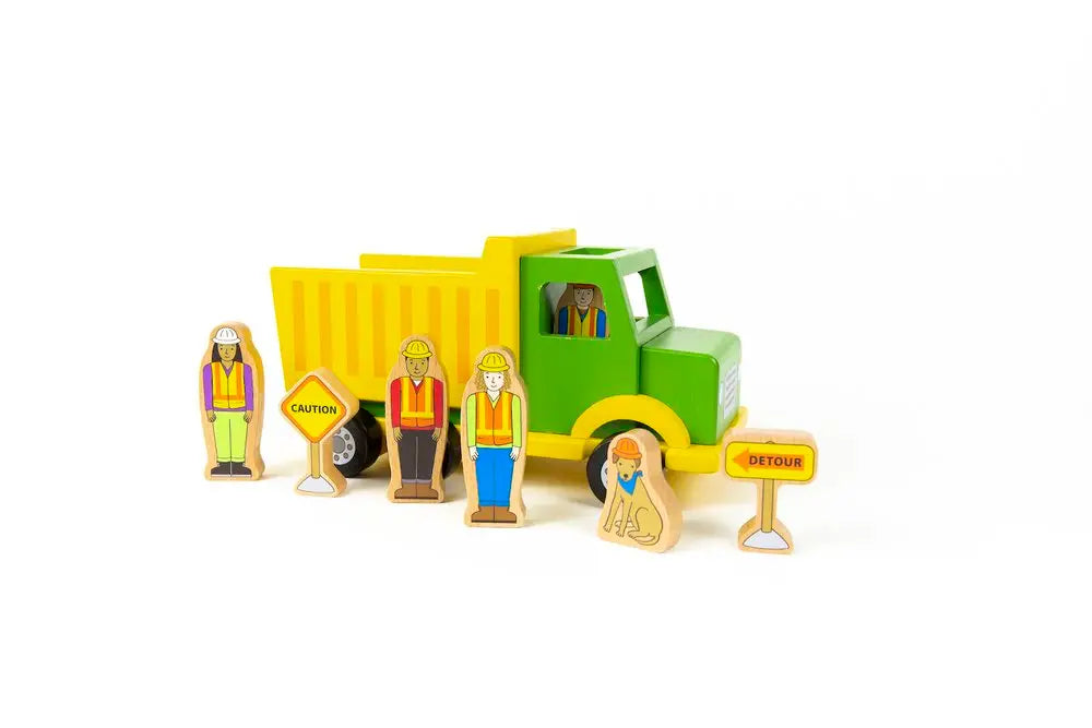 Construction Crew Magnetic Playset for Kids | Jack Rabbit Creations