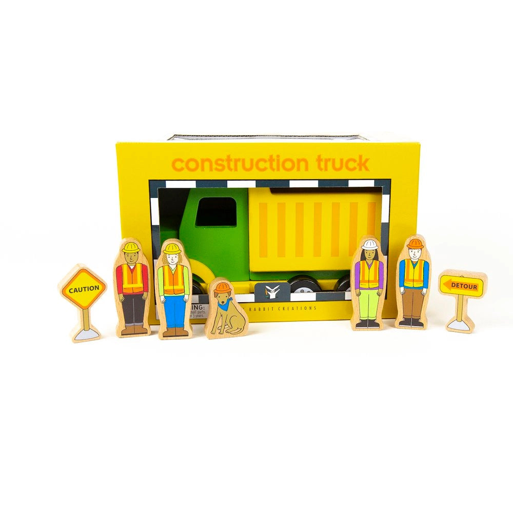 Construction Crew Magnetic Playset for Kids | Jack Rabbit Creations