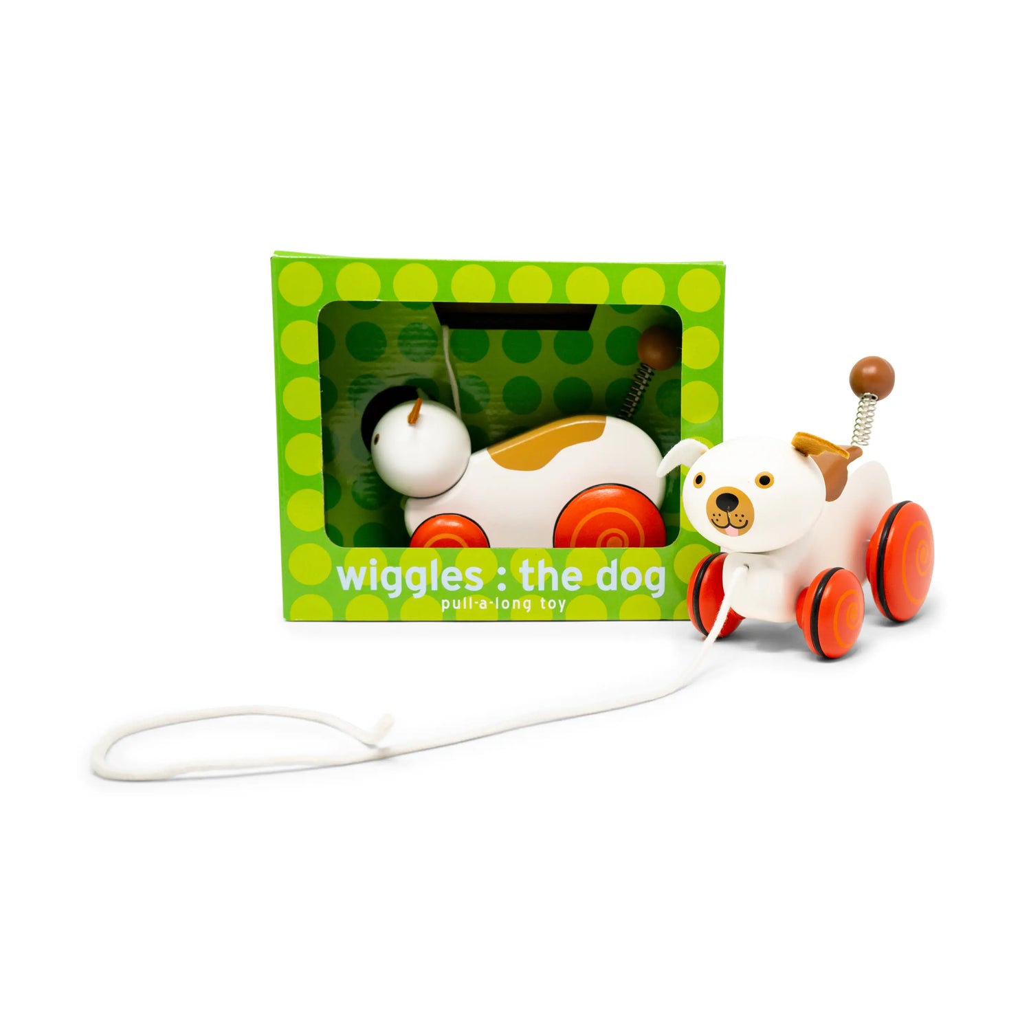 Wiggles the Dog Pull-Along Toy | Jack Rabbit Creations
