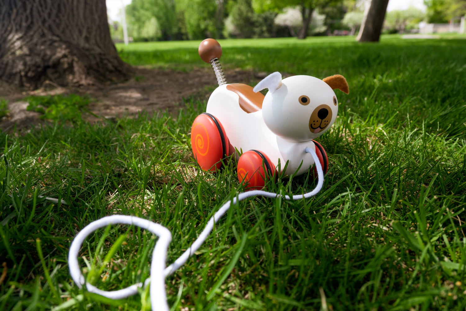 Wiggles the Dog Pull-Along Toy | Jack Rabbit Creations