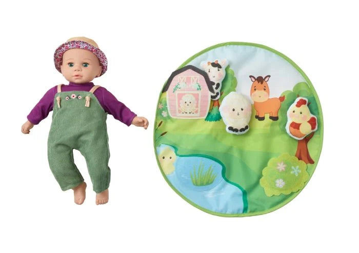 Sweet Smiles tummy time doll with accessories by Madame Alexander