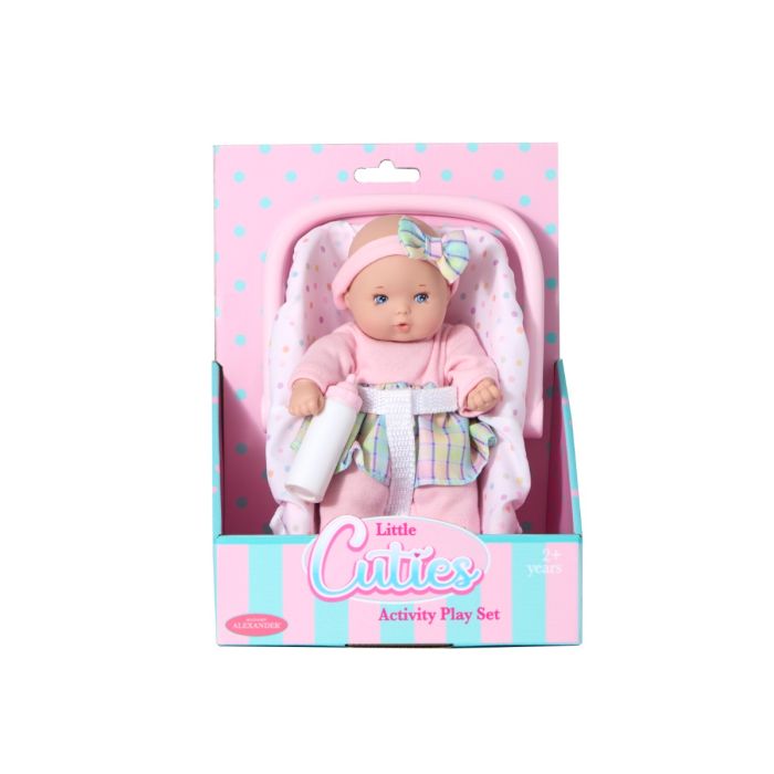 Little Cuties On-the-Go Playset with Baby Doll 8" | Madame Alexander