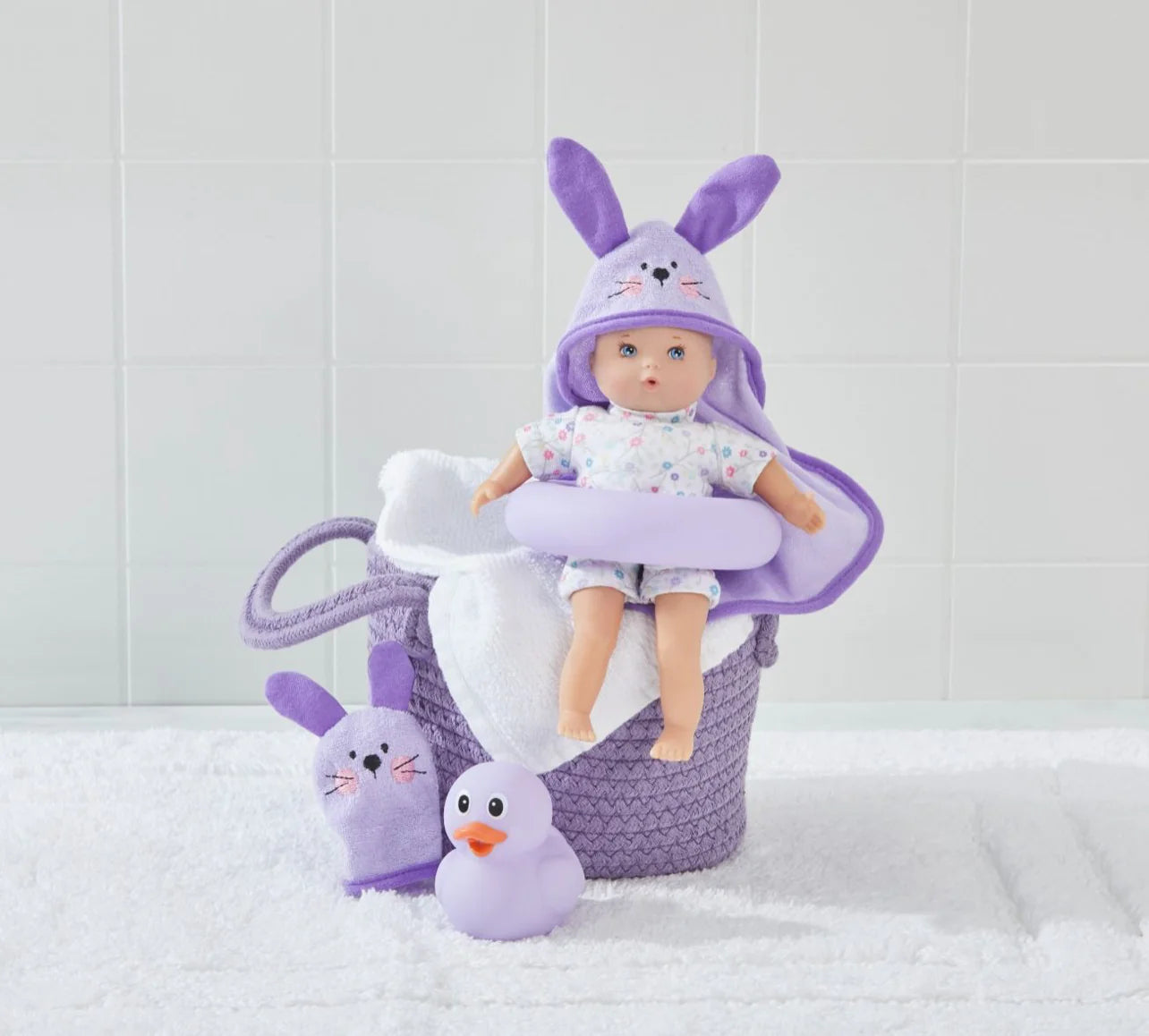 Splash and Play Cuties lavender with accessories by Madame Alexander