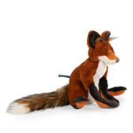 Fox all around the world plush side view by Moulin Roty