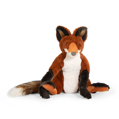 Fox all around the world plush toy by Moulin Roty