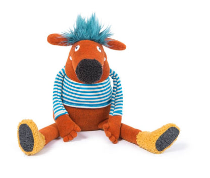 Pidou the Schmouk plush toy front view by Moulin Roty