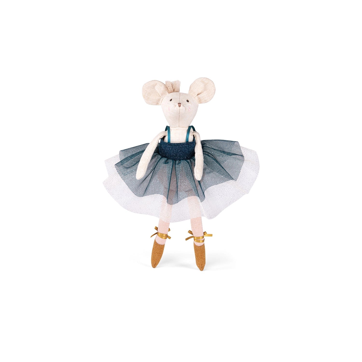 Suitcase tutus doll blue dress by Moulin Roty