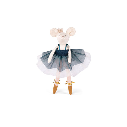 Suitcase tutus doll blue dress by Moulin Roty