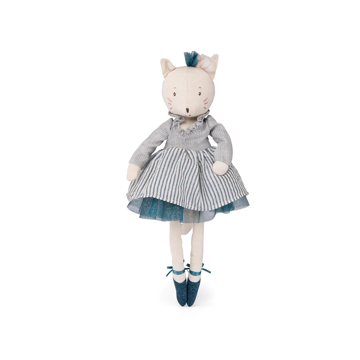 Celestine cat doll side view by Moulin Roty