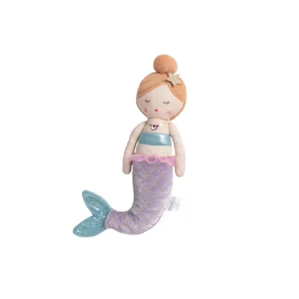 Mermaid Besties Soft Dolls, 4 Styles 11" | Mud Pie