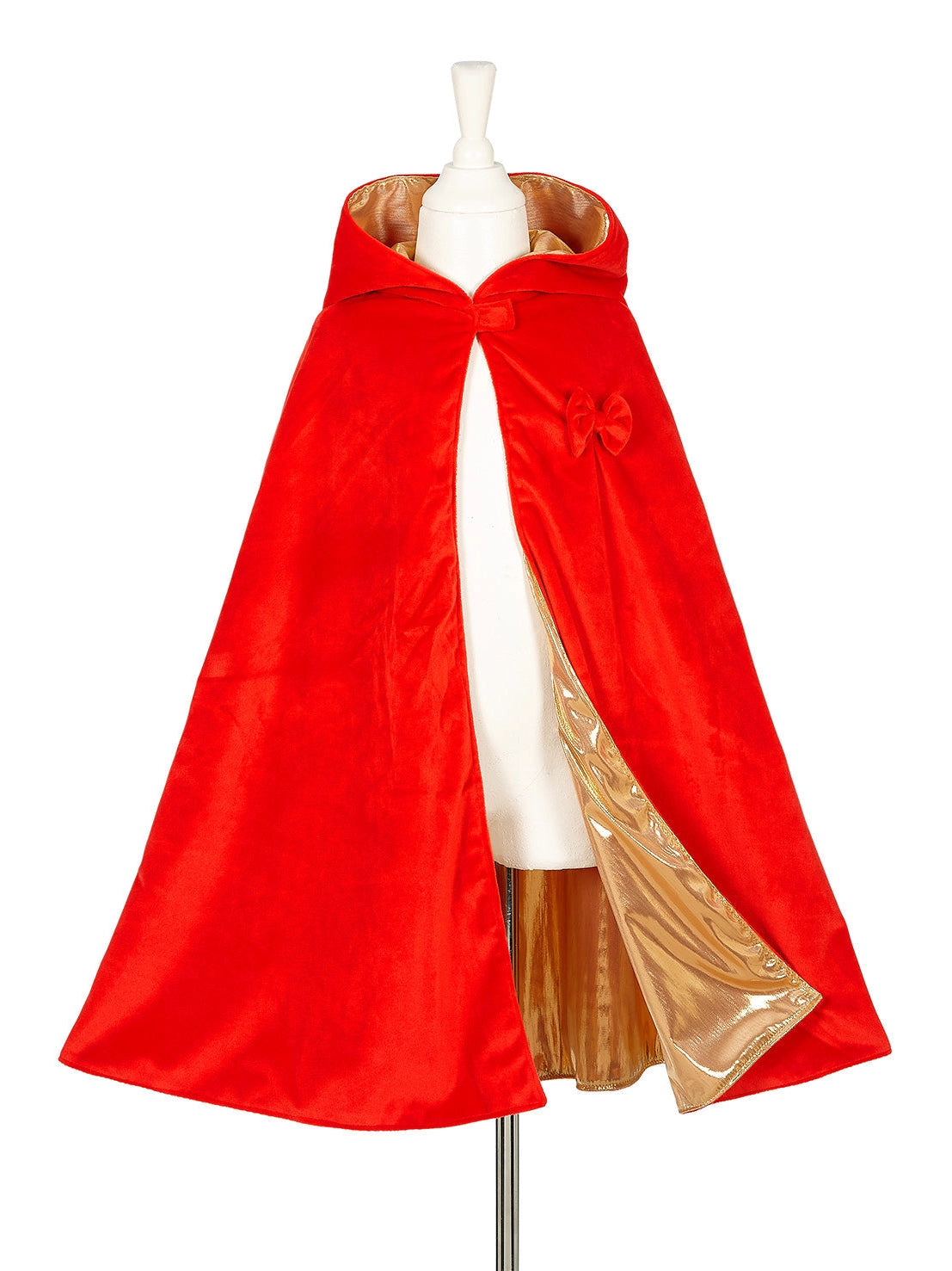 Princess red reversible cape red side view by Souza