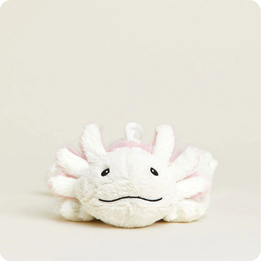Cute axolotl Warmies plush microwaveable