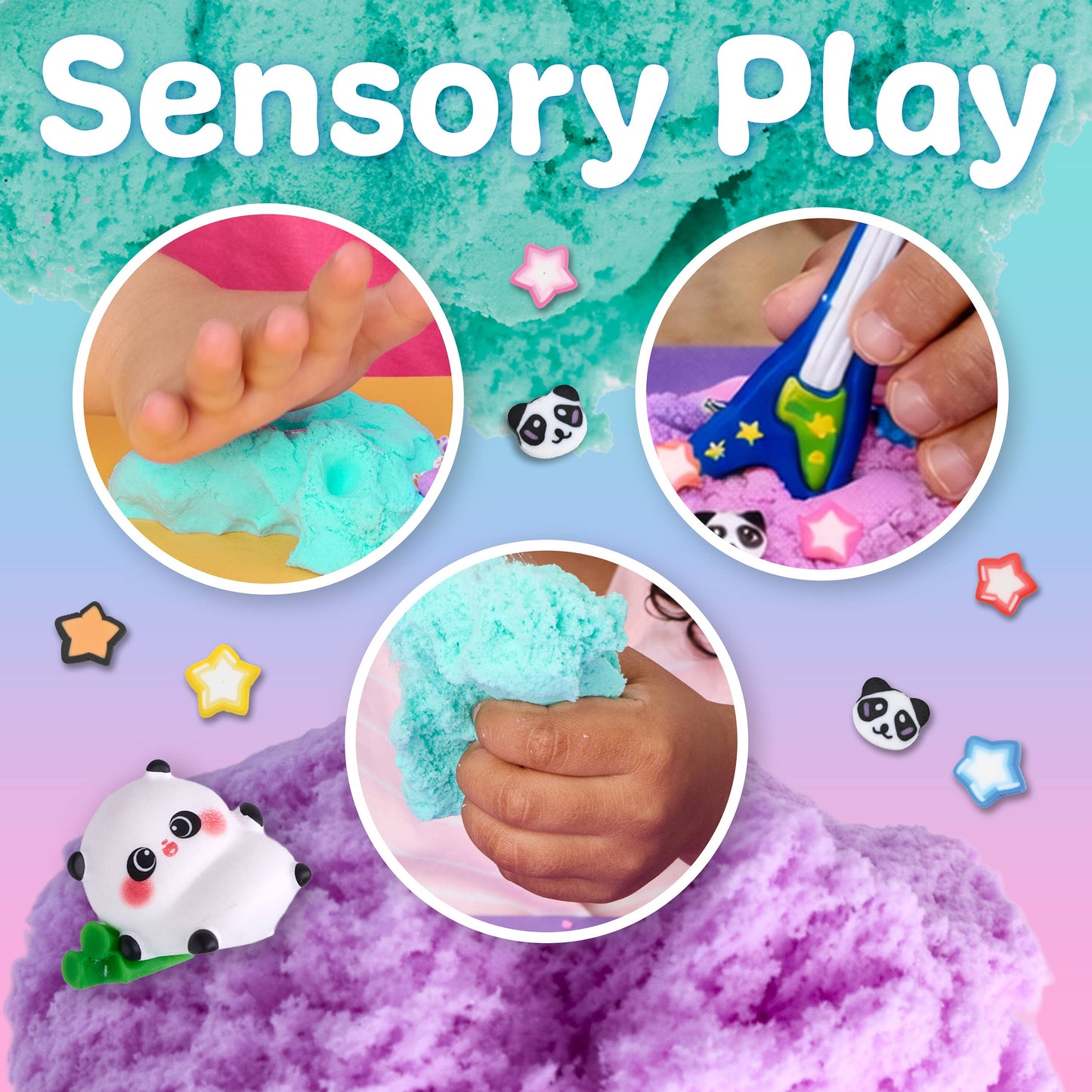 Sensory Mini Play Kit Jar with Cloud Clay: Panda Theme | Faber-Castell / Creativity for Kids