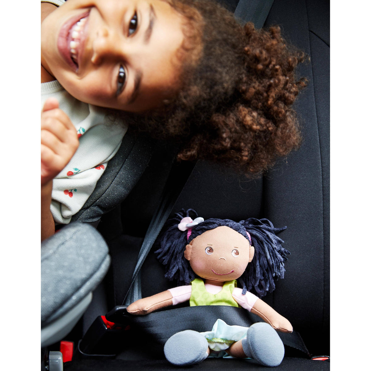 Cari soft doll close-up by HABA USA