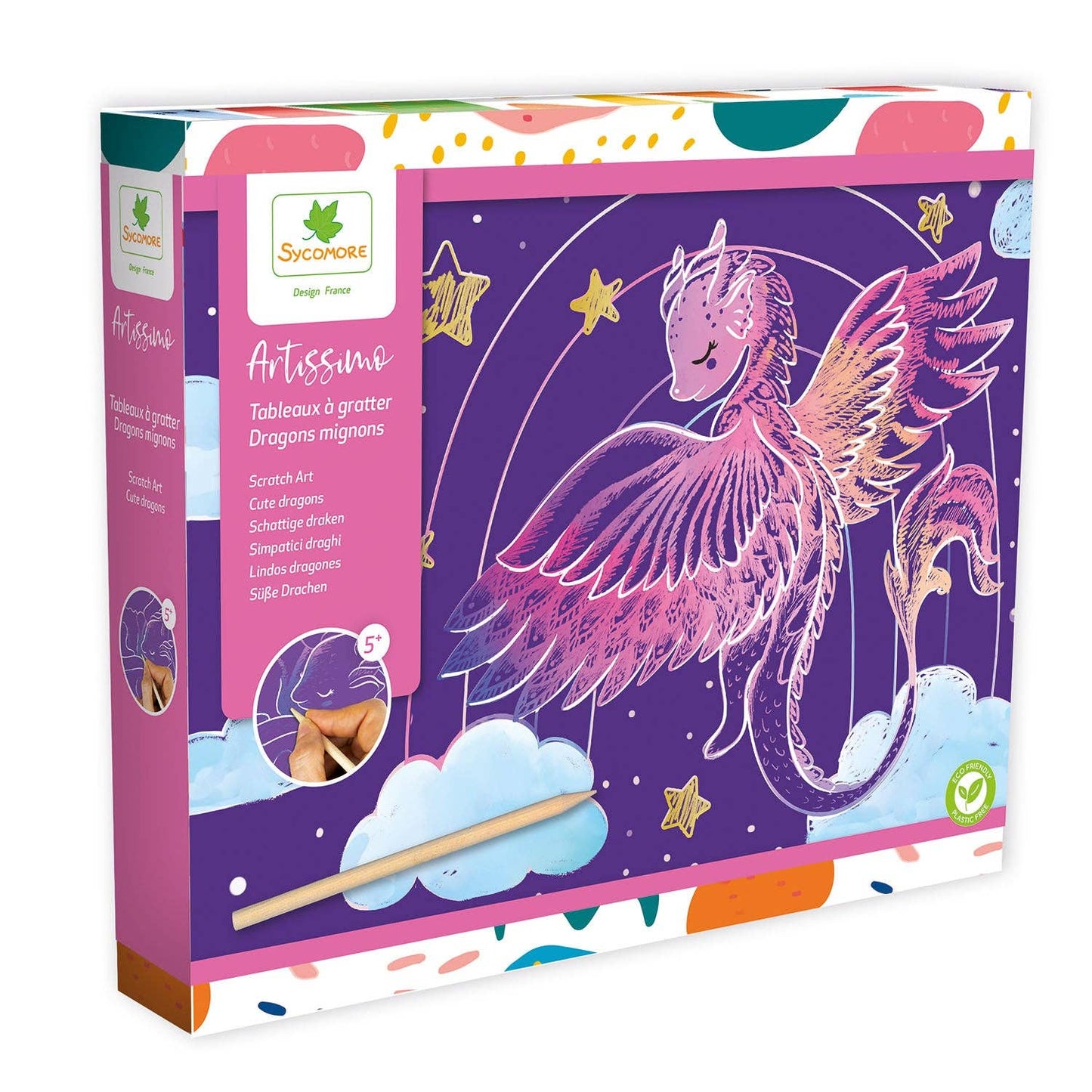 Scratch Art Drawing Kit- Unicorns| Sycomore Artissimo