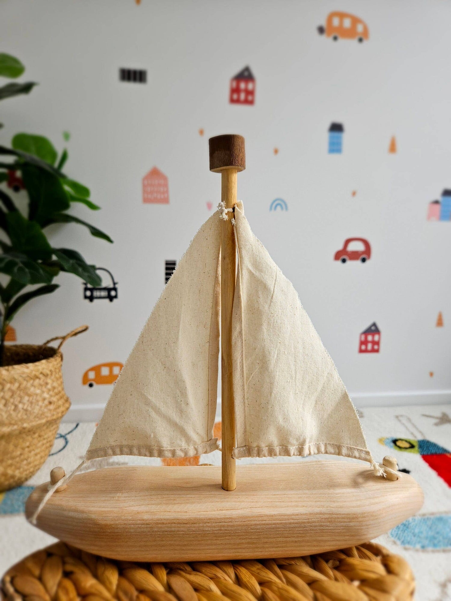 QToysUSA - EcoVoyager Recycled Tree Sailing boat