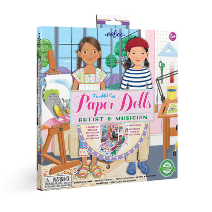 Musician & Artist Paper Doll Set | eeBoo