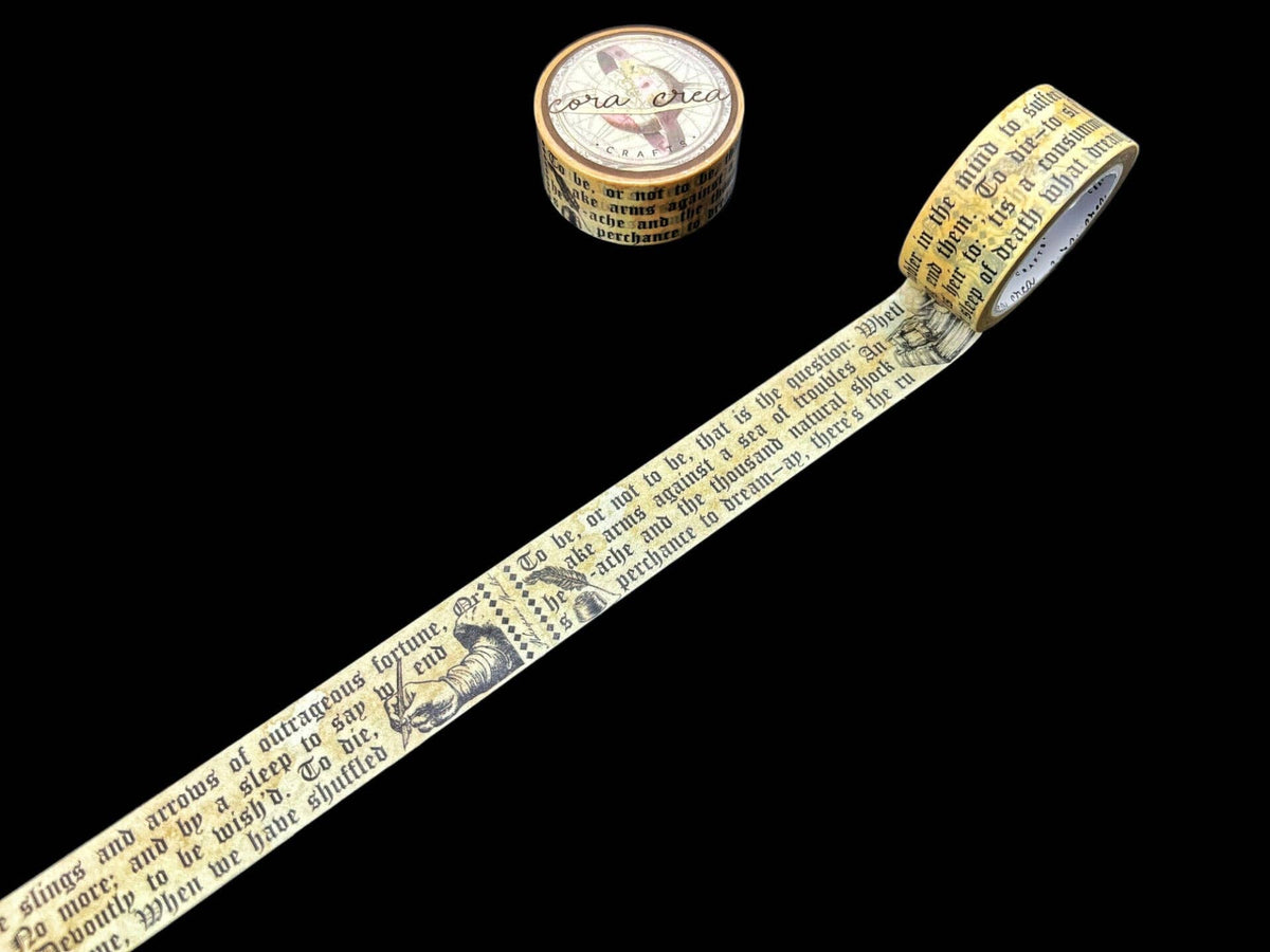 CoraCreaCrafts - Shakespeare Washi Tape