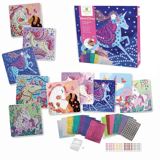 Mosaic Unicoorns Sticker Fun Art Kit | Sycamore