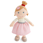 Snug Up Lauren soft doll 12" pink dress by HABA USA