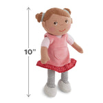 Snug Up Camilla soft doll sitting by HABA USA
