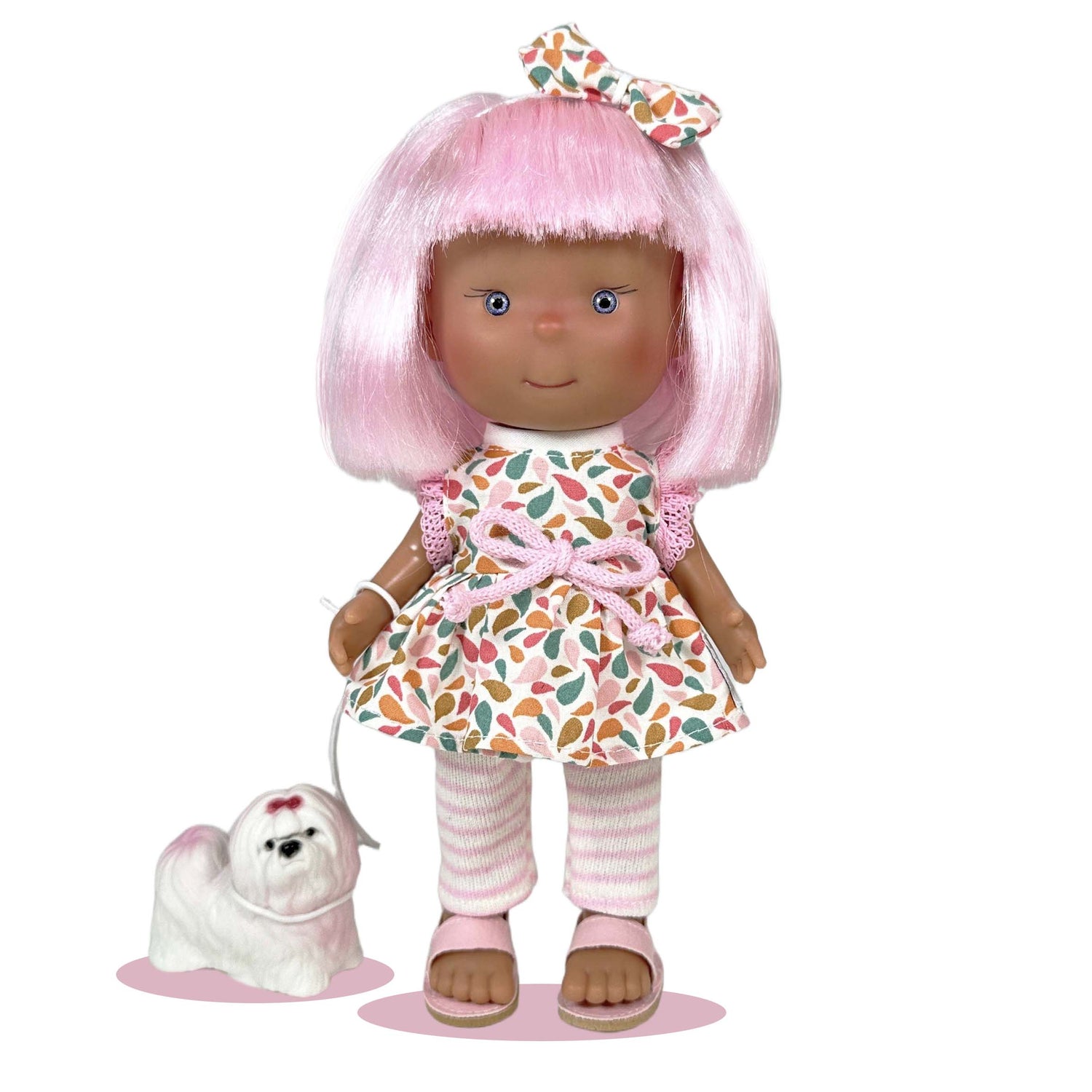 Little Pippa Strawberry Doll 9" | Handmade in Spain | Nines Artesanals d'Onil Dolls