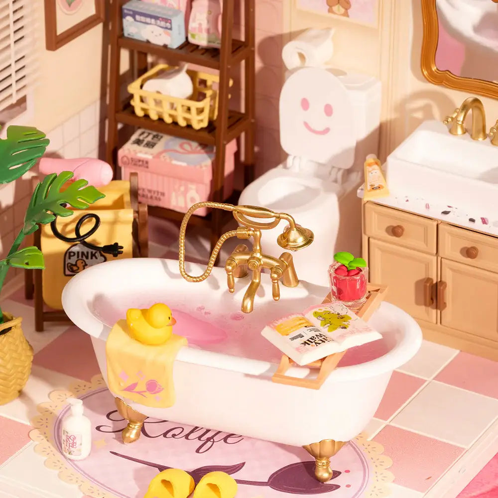 Pop Bubble Bathroom DIY House Kit | Robotime