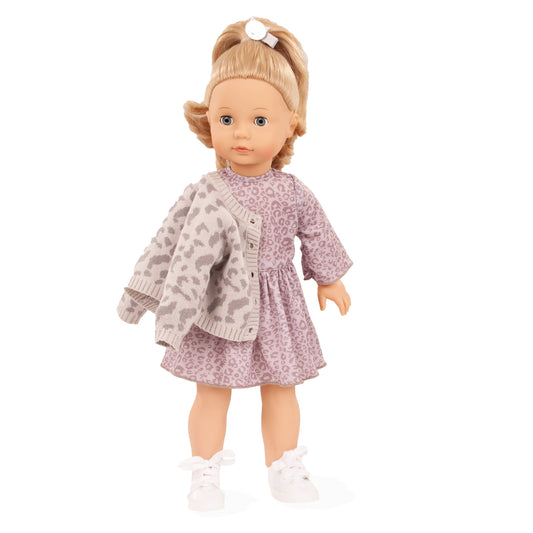 Götz | Jessica Precious Day Standing and Poseable Doll with Accessories 18"