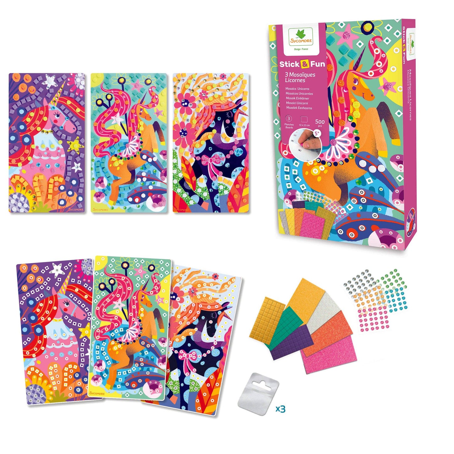 Unicorn Sticker Fun Art Kit | Sycomore