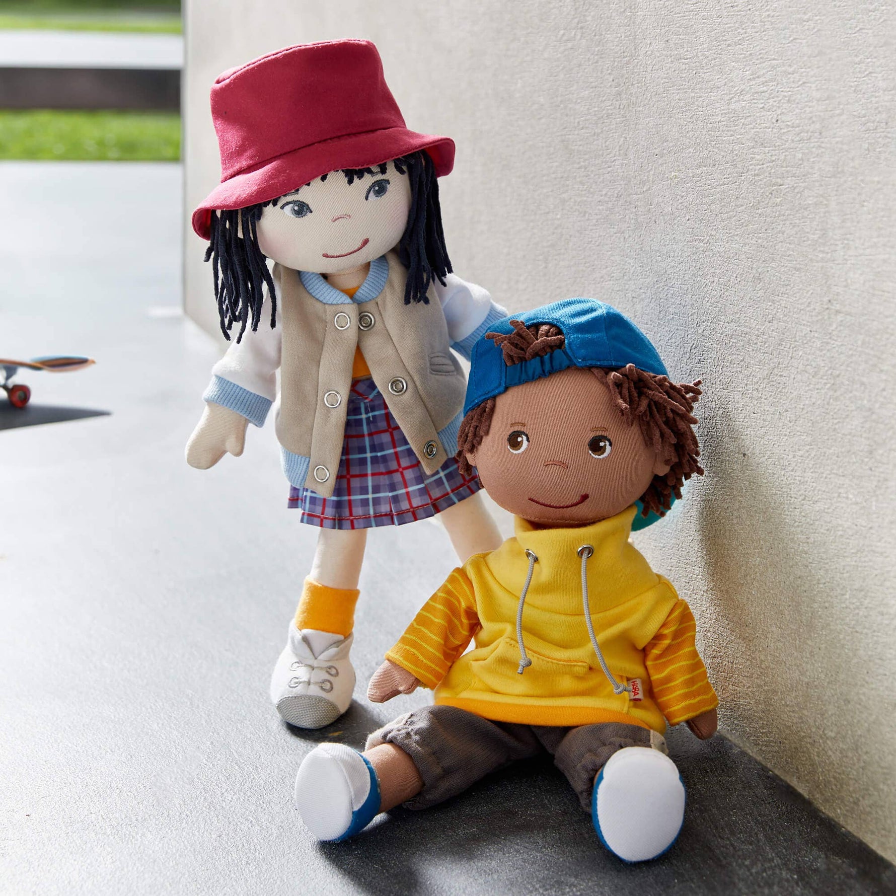Yuki soft doll detail by HABA USA