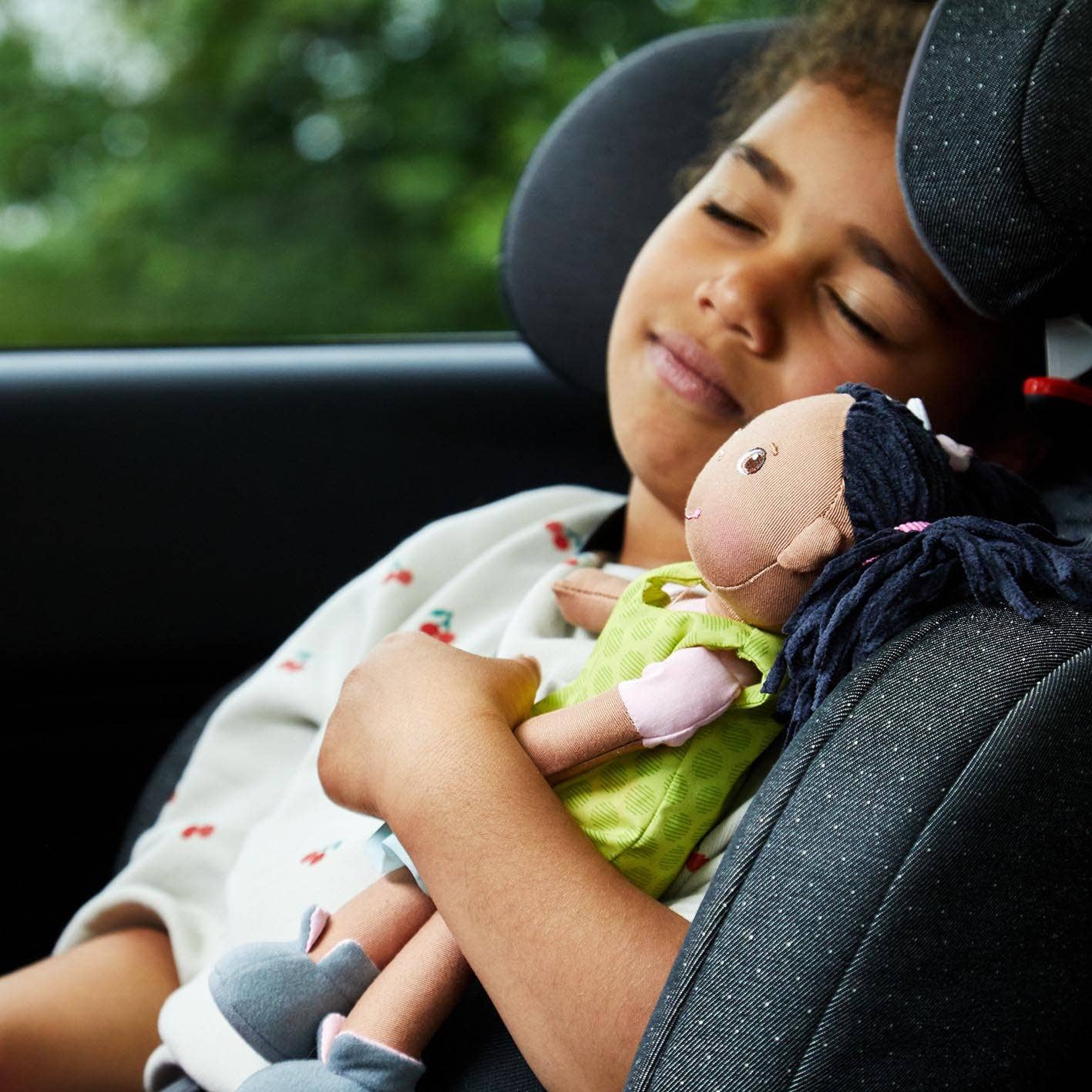 Cari soft doll detail by HABA USA