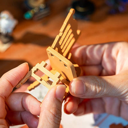 The Magic Study DIY Miniature House Kit | Robotime