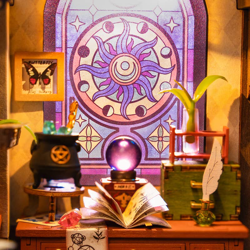 The Magic Study DIY Miniature House Kit | Robotime
