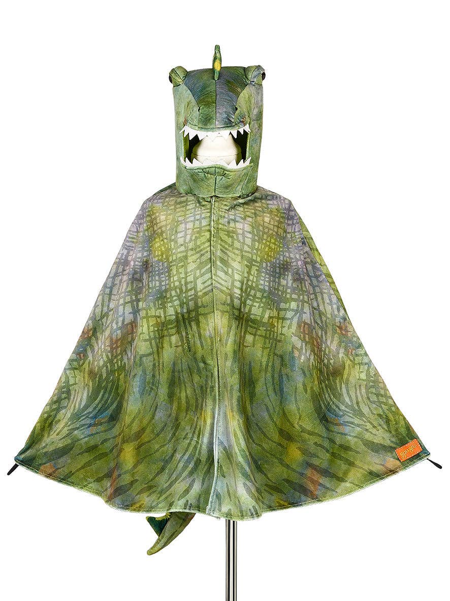 T Rex Green Dragon Cape Kid's Dress-up Outfit, size: 4-7 years | Souza!