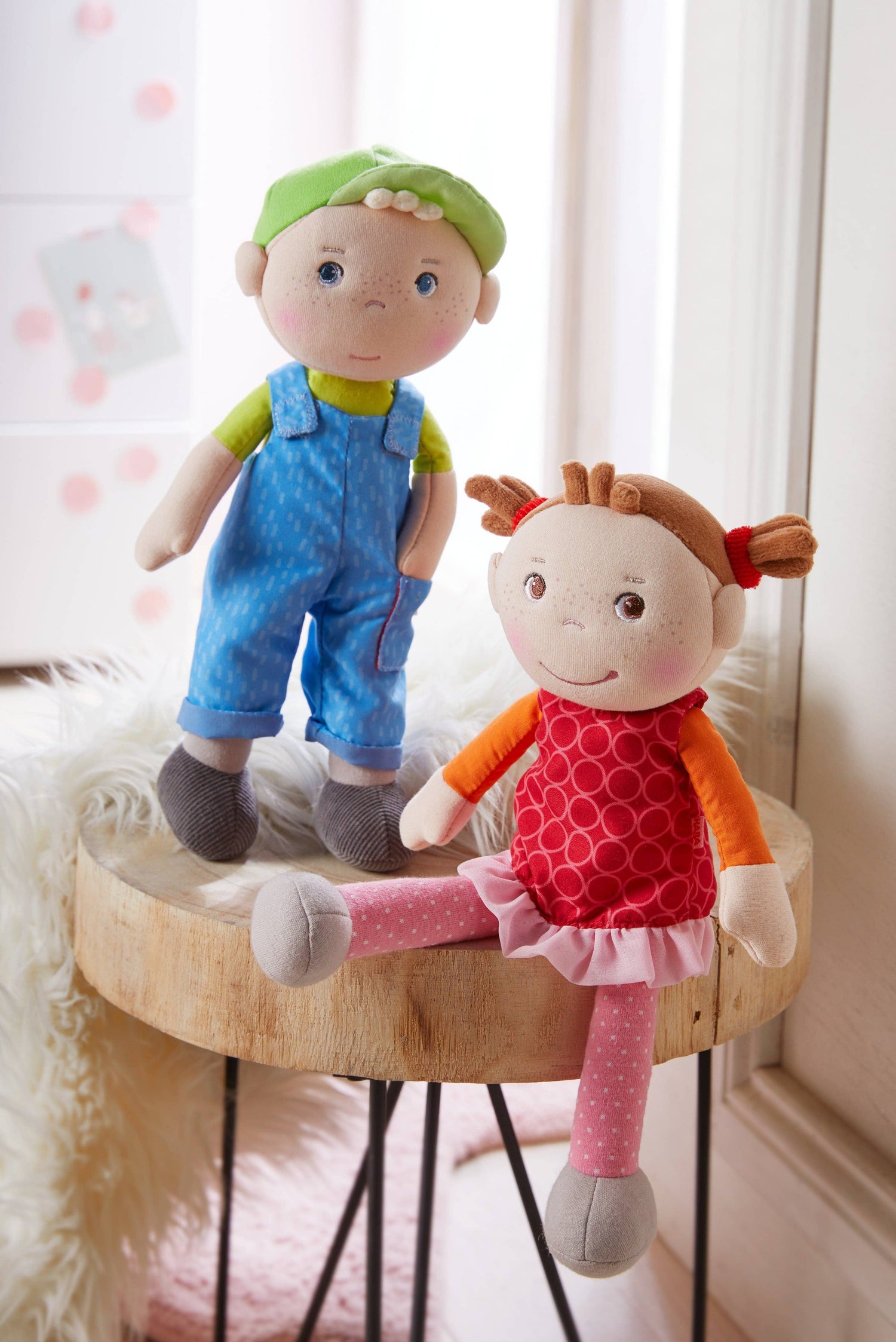 Snug Up Till soft doll back view by HABA USA