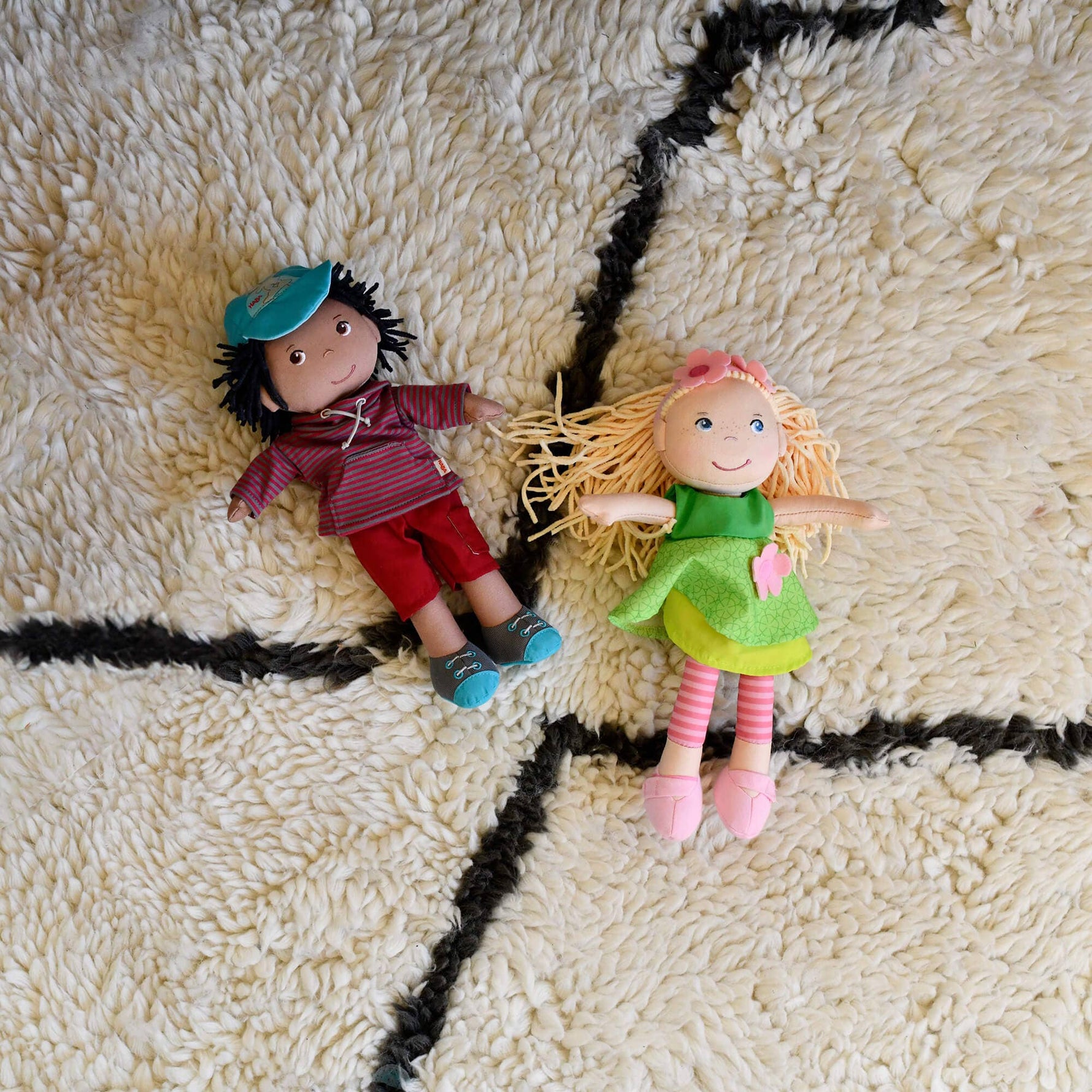 Mali soft doll outfit detail by HABA USA