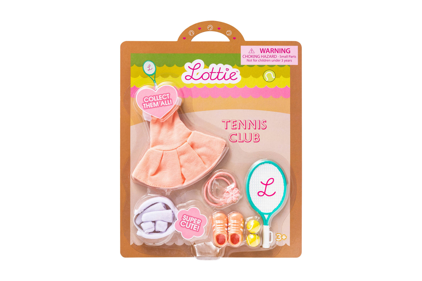 Lottie Dolls - Tennis Club - Kids Fashion Doll Outfit (Ages 4 - 9)