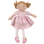 Amelia doll back view by Tikiri Toys