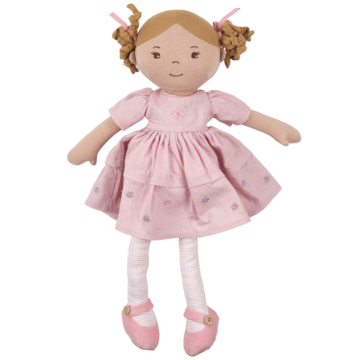 Amelia doll back view by Tikiri Toys