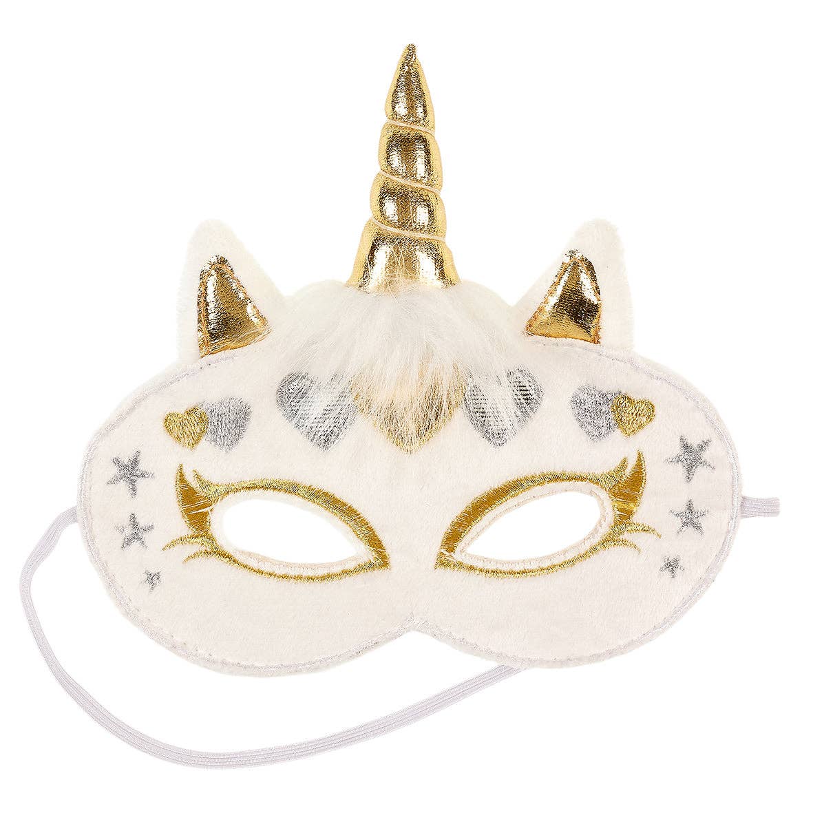Unicorn Mask- white and gold, ages 3+ | Souza!