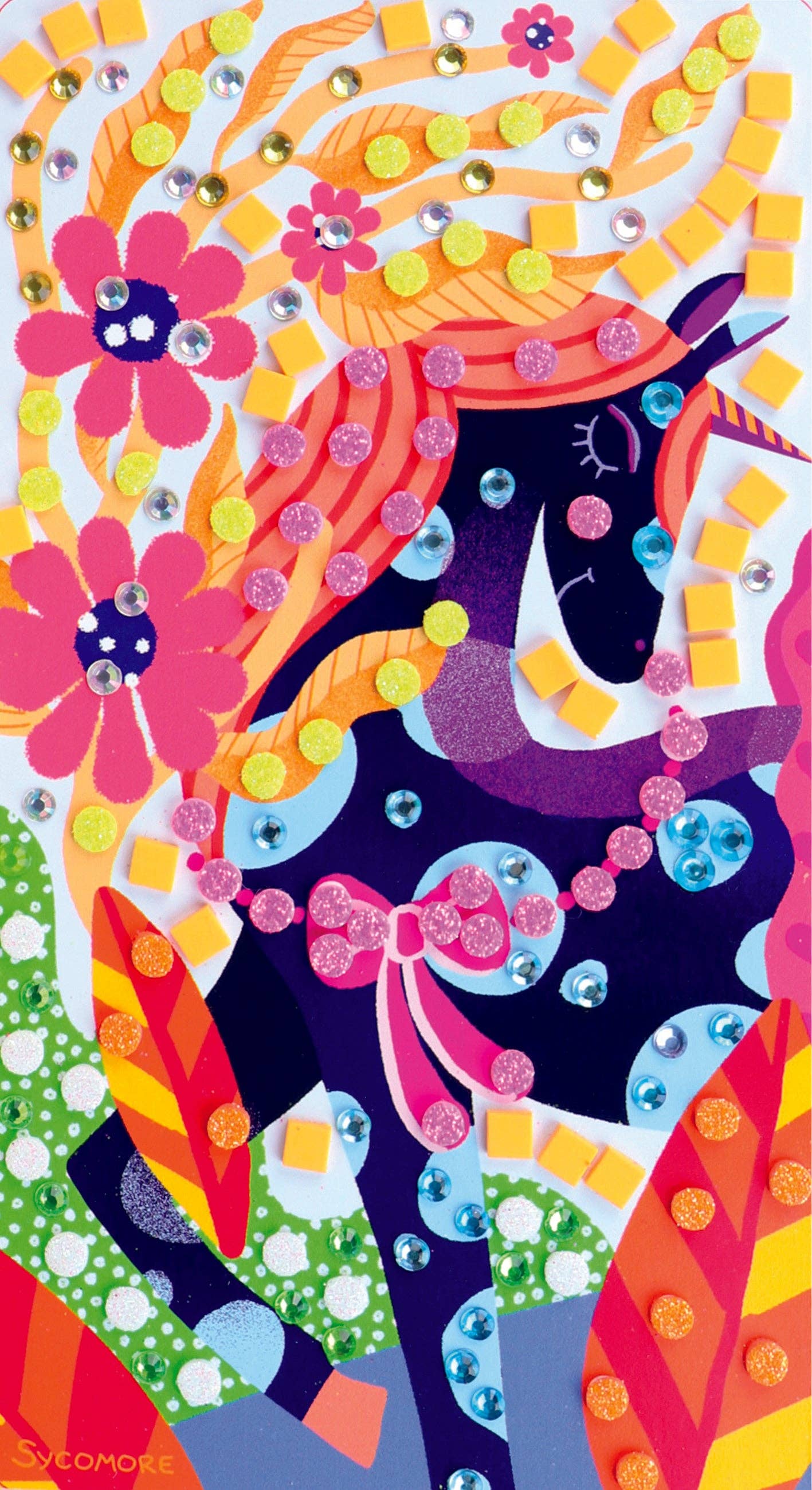 Unicorn Sticker Fun Art Kit | Sycomore