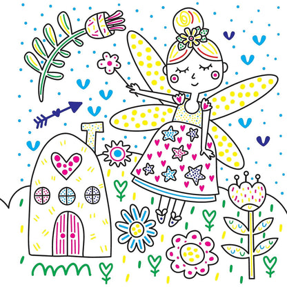 Fairies and Friends Paint Magic with Water Coloring Book | Fox Chapel Publishing
