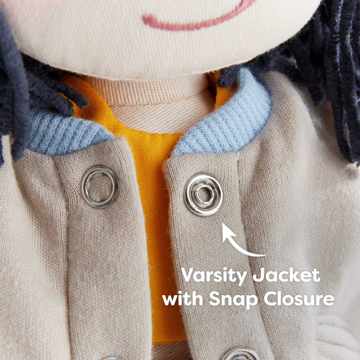 Yuki soft doll close-up by HABA USA